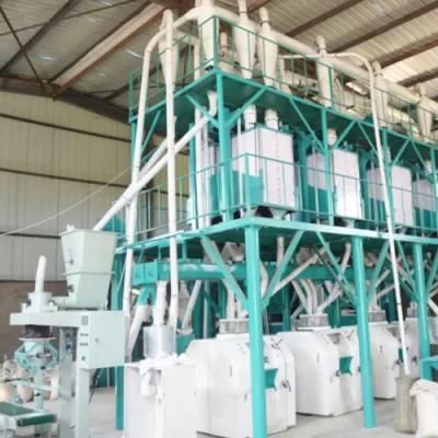 Maize Flour Milling Machine 50t/24h Low Fat