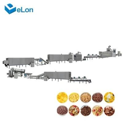 Corn Puff Food Flakes Cereal Machinery Production Line