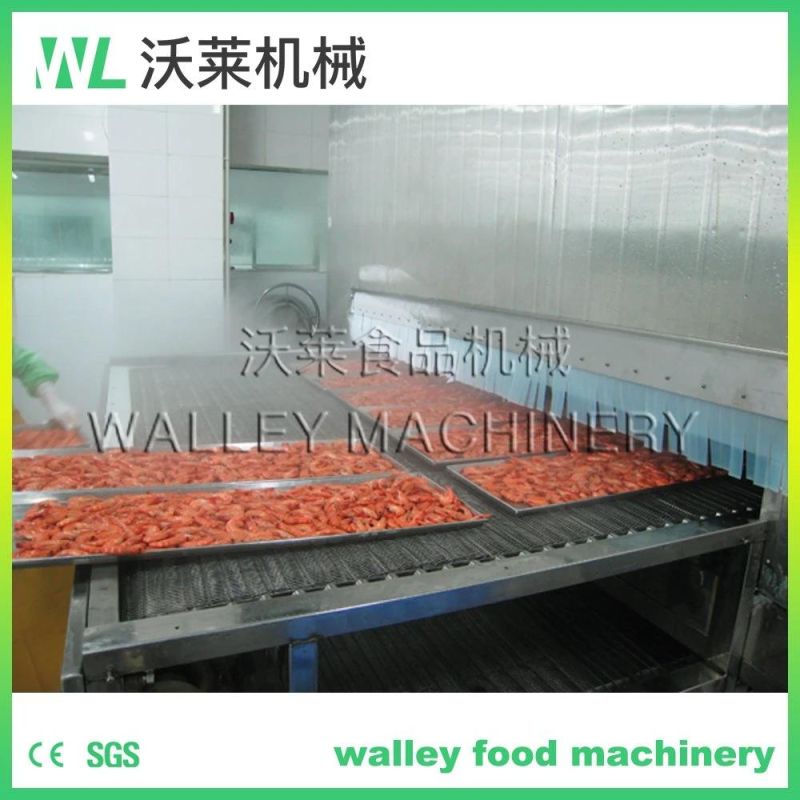 Tunnel Freezer for Vegetable and Seafood