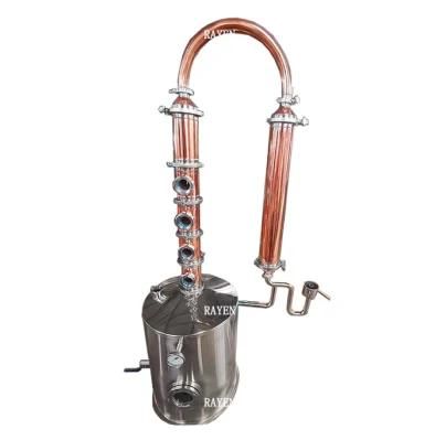 Whisky Helmet Distiller Alcohol Distiller Distill Gin Distillation Unit Bubble Cap Column