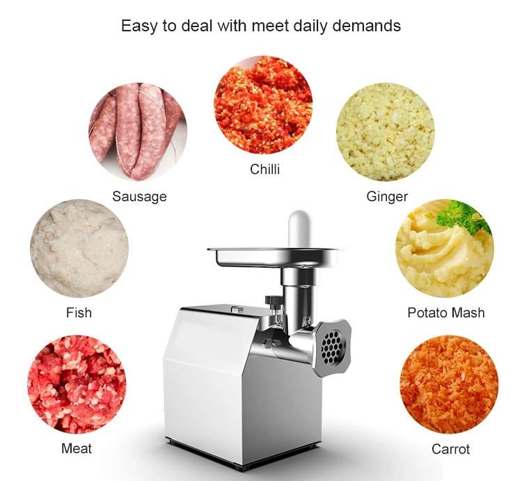 Top Industrial Easy Clean and Safe Electric Meat Grinder Mincer