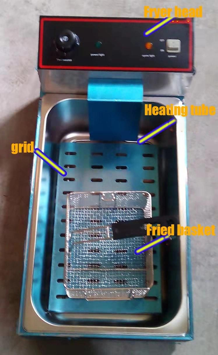 Qianmai Single Tank Electric Deep Fryer.