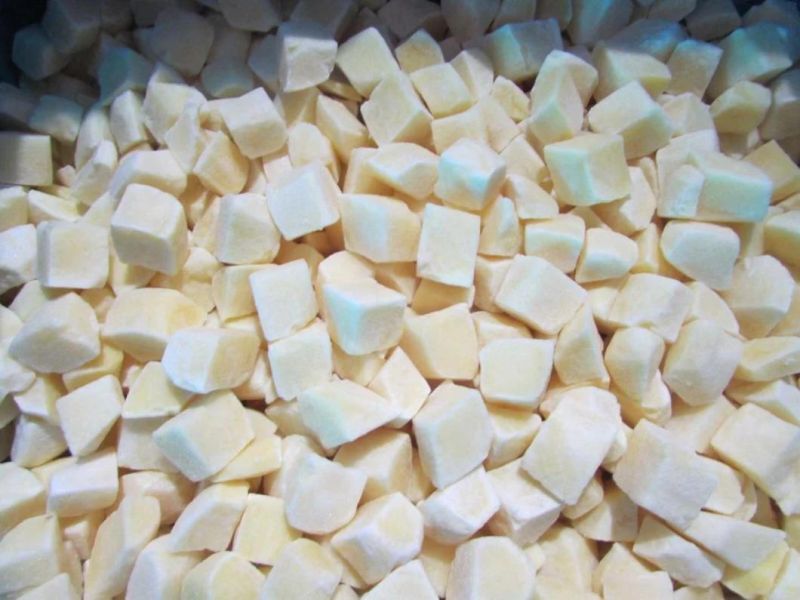 Frozen Freezing Freezer Diced Chopped Potato Processing Machine