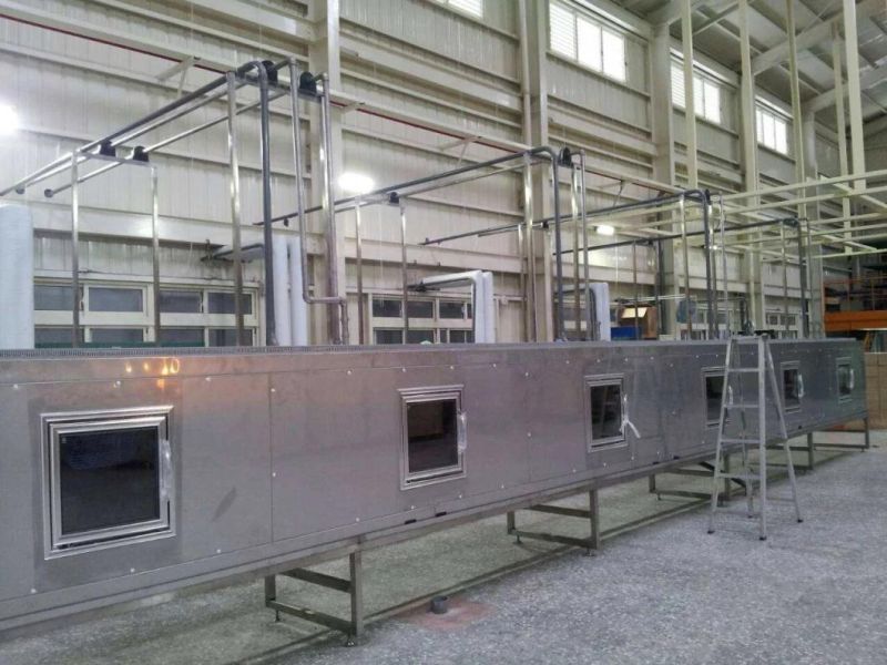 High Quality 1000kg/H IQF Tunnel Quick Freezer for Seafood Processing