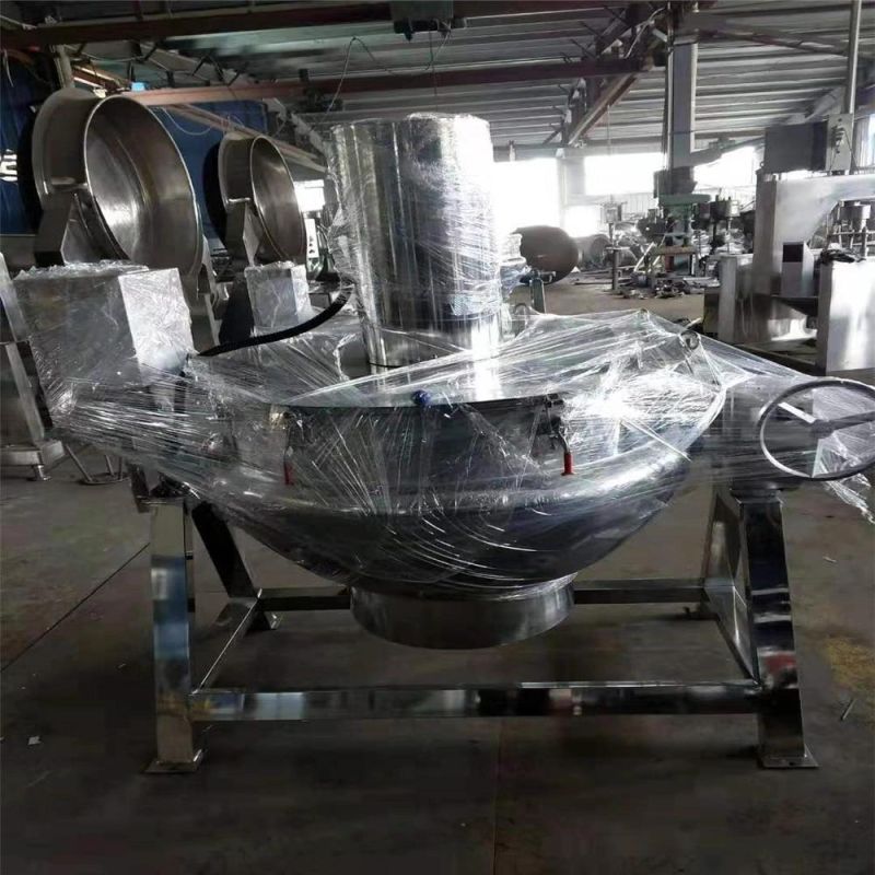 Stainless Steel Commerical Industry Jacketed Cooking Kettle with Agitator Price