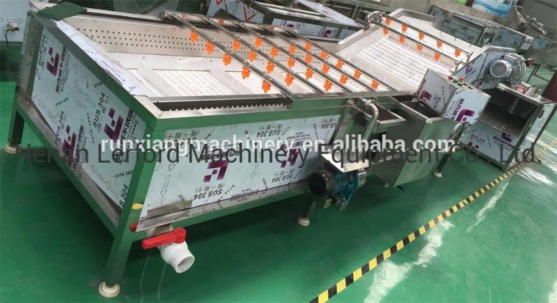 Automatic Vegetable Fruit Processing Line Fruit Vegetable Washing Machine