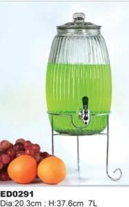 Glass Beverage Jar Beverage Bottle Garden Party Juice Jar