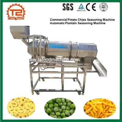 Commercial Potato Chips Seasoning Machine Automatic Plantain Seasoning Machine