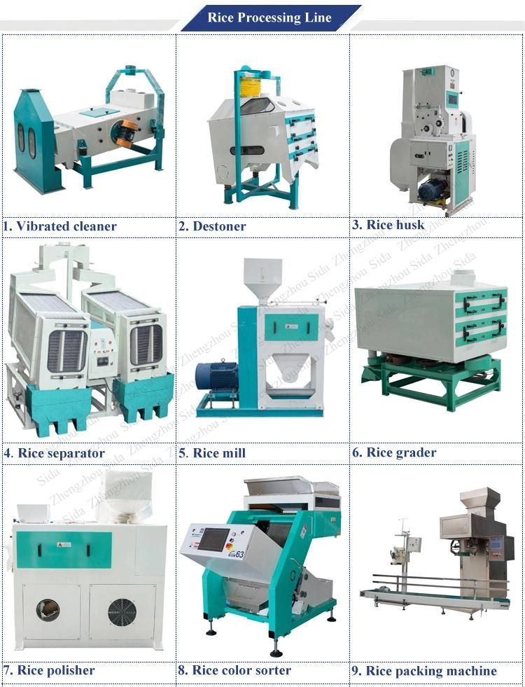 Intergrated 50tons Per Day Parboiled Rice Mill Machine