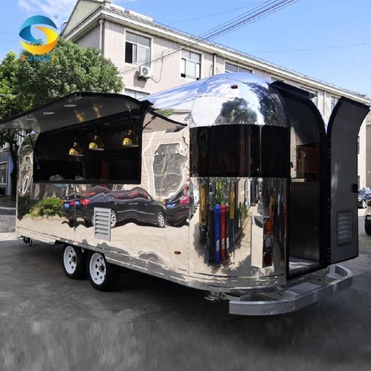 Guangzhou Factory Custom Food Cart Australian Standard Food Truck BBQ Trailer Mobile Food Trailer Car for Sale