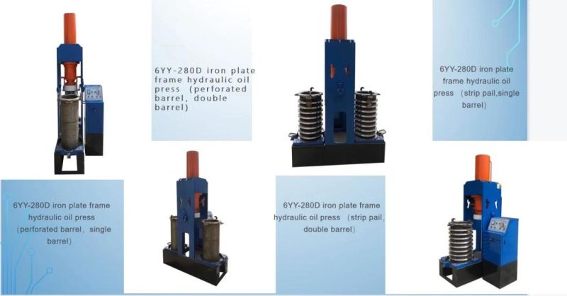 6yy-250d Hydraulic Oil Extraction Machine for The Peanut Corn Oil Process with Perforate Single Barrel