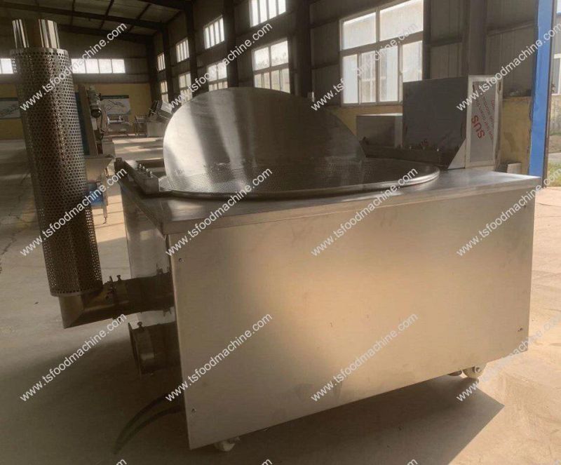 Batch Automatic Diesel Burner Fryer Deep Fried Tofu Making Machine