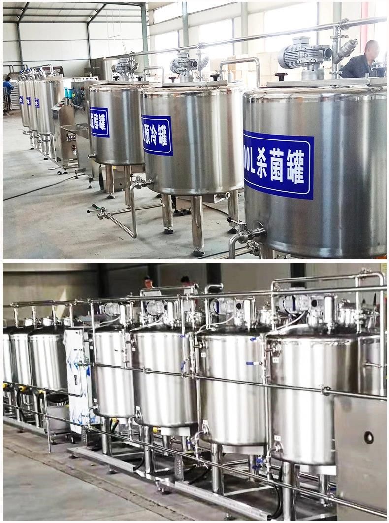 Food Grade Yogurt Production Line Small Scale Automatic Yogurt Making Machine