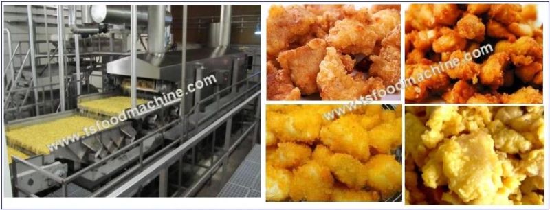 Food Factory Use Chicken and Fish Meat Frying Machine