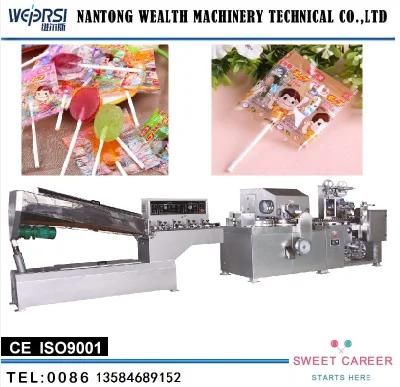 High Speed Flat Lollipop Making and Packing Machine