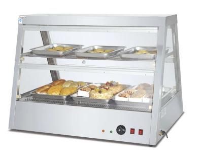 Hot Display Stainless Steel Showcase/ Electric Food Warmer Dh-2*3