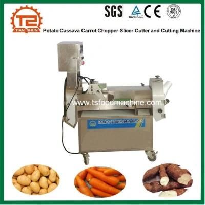 Potato Cassava Carrot Chopper Slicer Cutter and Cutting Machine