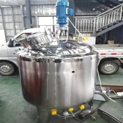 2000L Stainless Steel Vacuum Heating Mixing Jacketed Vessel Price