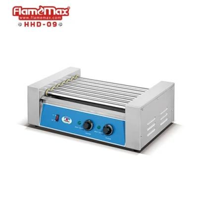 9 Rollers Stainless Steel Commercial Electric Hot Dog Grill (HHD-09)