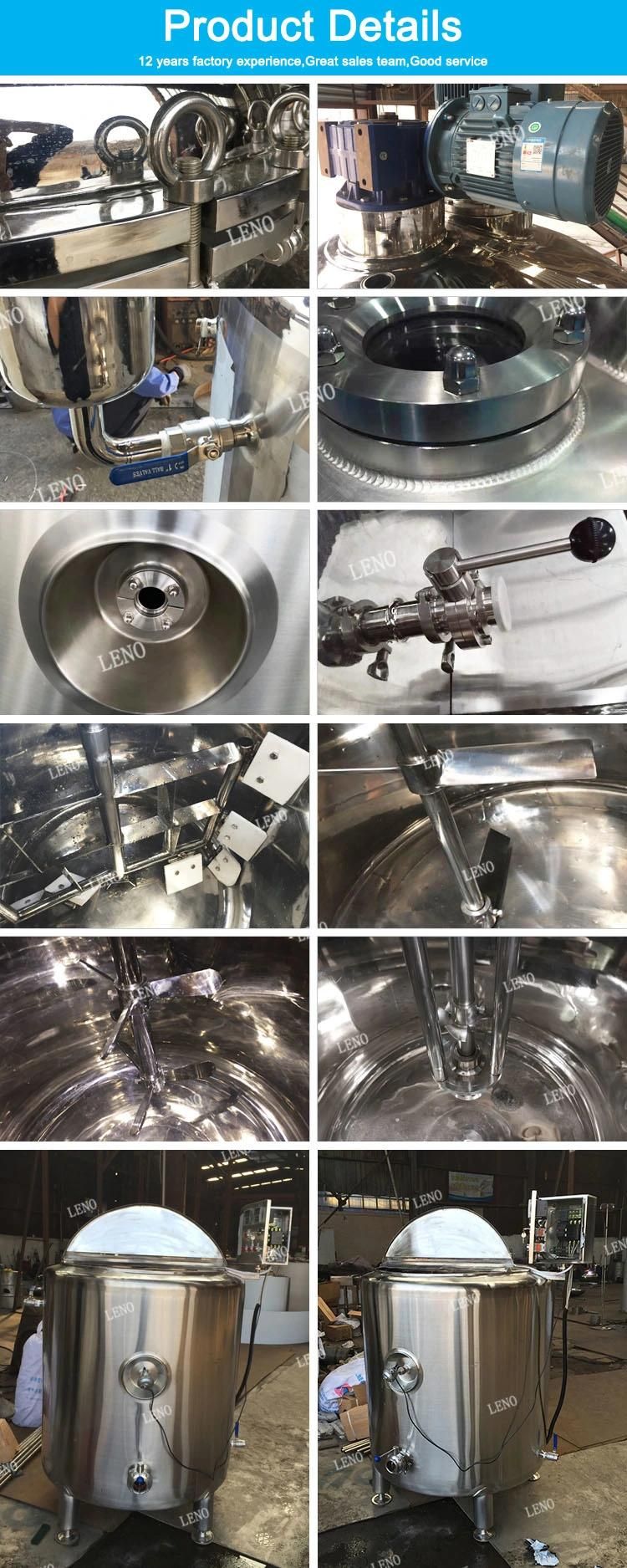 Food Grade Mixer Machine Stainless Steel Melting Tank