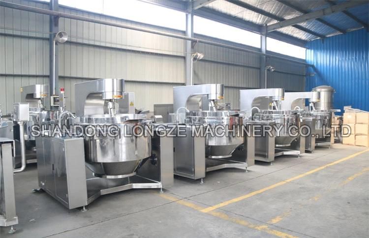 Industrial Factory Supply Automatic Food Cooking Mixer Machine Paste Cooking Kettle for Bean Paste on Hot Sale