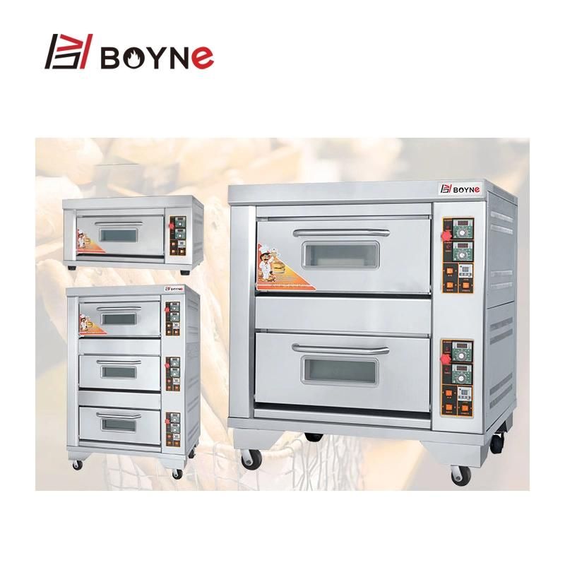 Western Restaurant Bakery Machine Three Deck Three Trays Gas Oven