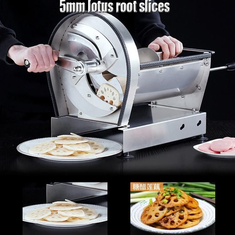 Ginger Slicing Machine Banana Cutting Lotus Root Slicer Vegetable Cutter Lemon Slicer