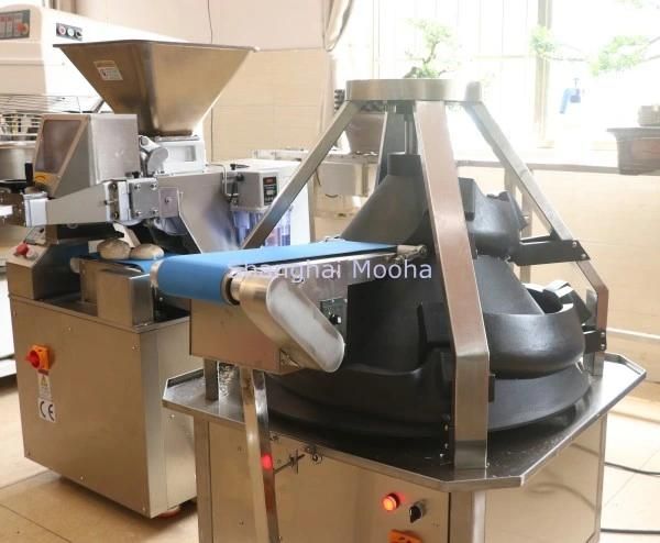 Full Automatic Dough Divider and Rounder / Electric Pizza Dough Rounder Machine / Dough Dividing and Rounding Machine