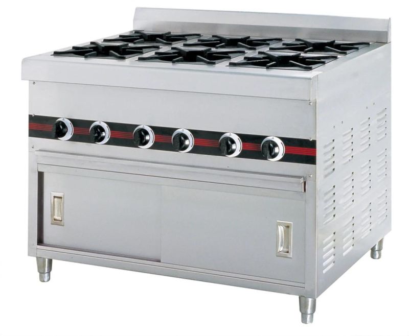 Wailaan Brand 3 Burners Gas Stove Cooker with Cabinet