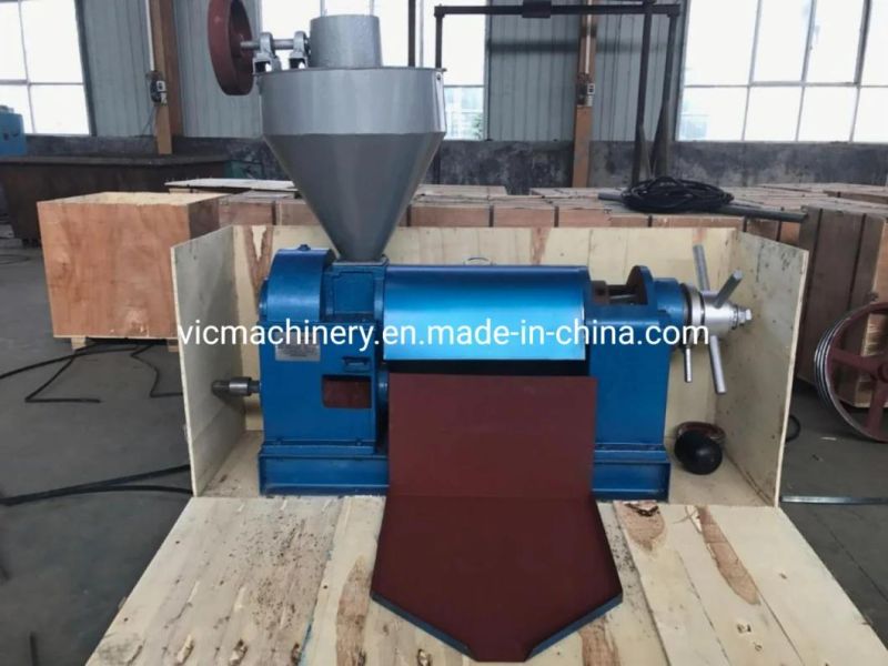 200 kg/h Efficient sunflower seeds screw oil press