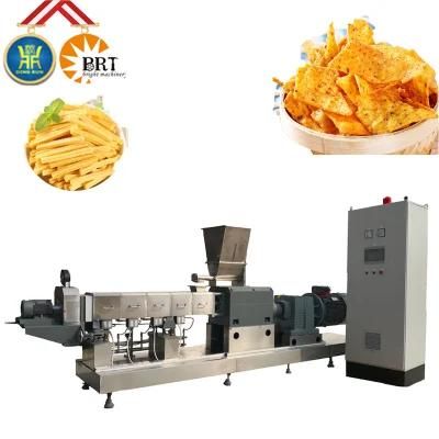 French Fries Corn Flakes Fried Snacks Automatic Fries Production Machine