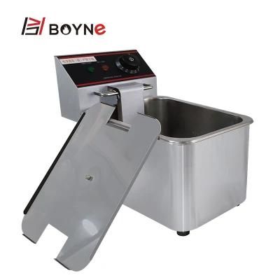 Single Tank Electric Fryer for Snacks Food