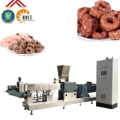 Automatic Slanty Cheese Ball Puff Maize Snack Food Manufacturing Extruder.