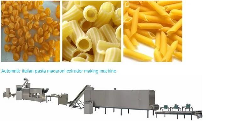 Fried Pellet Snack Macaroni Pasta Noodle Food Extruder Extrusion Machine