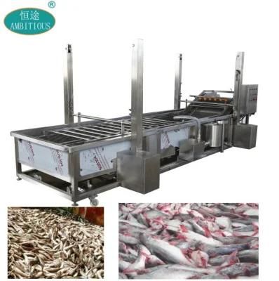 Seafood and Fish Bubble Washing Cleaning Equipment Machine