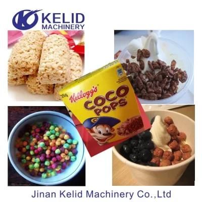 Indian Puffed Corn Rice Snack Extruded Making Machine