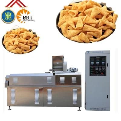 Factory Supply Automatic Fried Corn Bugles Snacks Production Line Rice