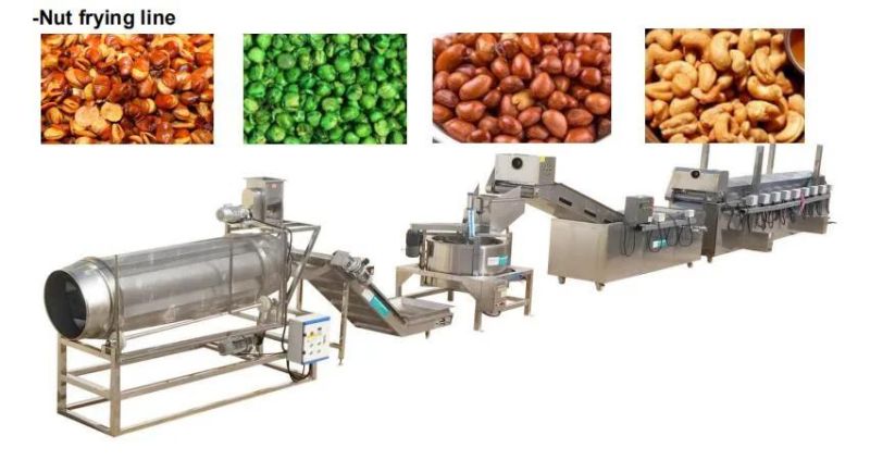 Fried Peanut Frying Machine Almond Batch Fryer