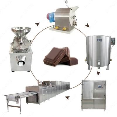 330 Moulds Chocolate Bar Making Machine Production Line Chocolate Moulding Line