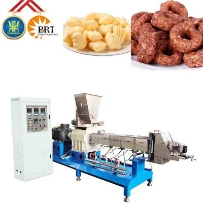 Auto Multifunctional Cereal Cheese Honey Corn Puffed Snacks Extruder Machine