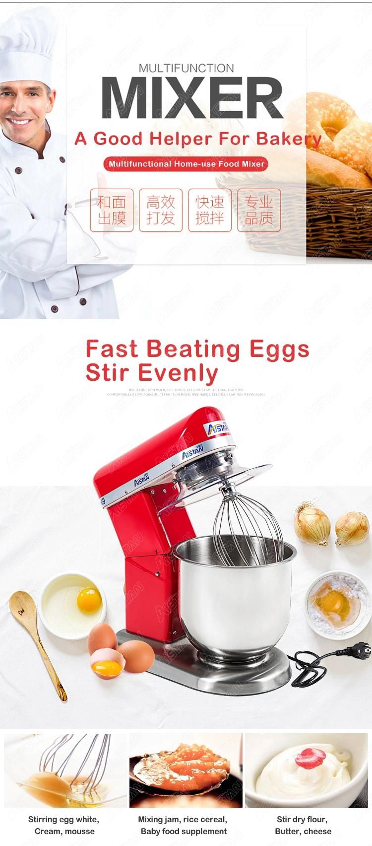 B7r Food Kitchen Equipment Electric Stand Mixer Food Blender Dough Kneading Machine Egg Beating Mixer with 7L Mixing Bowl