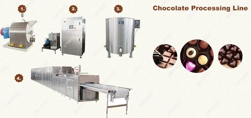 Automatic Mini Candy and Chocolate Bean Production Making Line Chocolate Manufacturing Plant