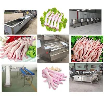 Chicken Claw Processing Line Chicken Claw Peeling Machine Chicken Claw Cutting Machine