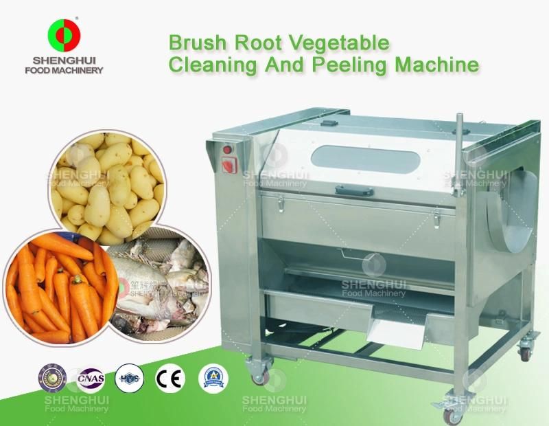 Brush Fish Scale Removing Machine Root Vegetable Peeler