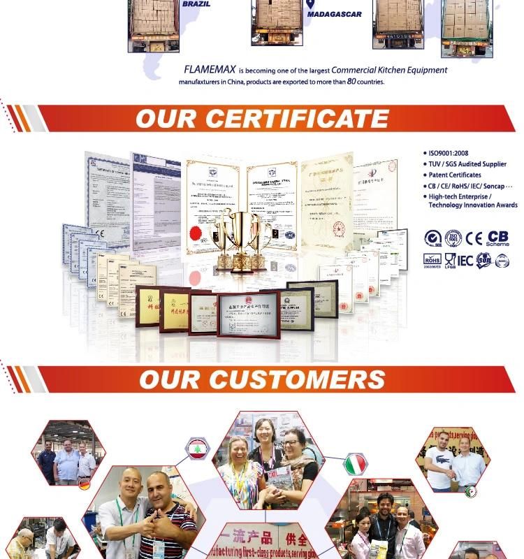 Double Plate Gas Crepe Machine (HGC-2B)