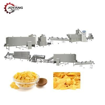 Crispy Breakfast Cereals Production Line Corn Flakes Manufacturing Machine Crunchy Snack ...