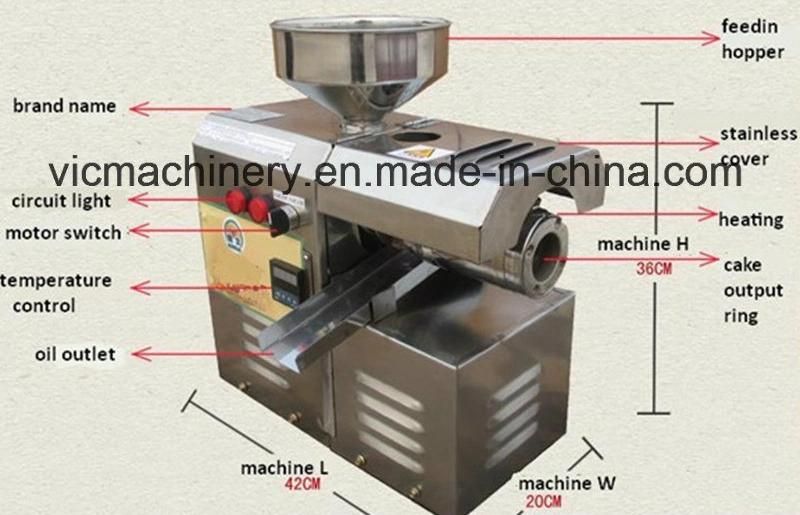 Family Use stainless steel Oil expeller VIC-F3
