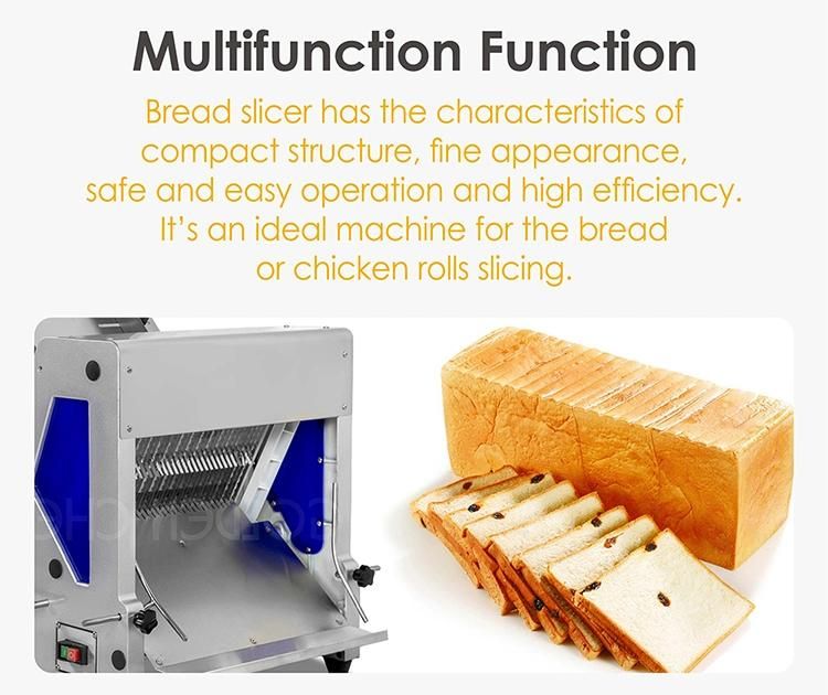 CE Certificate Toast Making Machine Per 12mm 31slices Burger Bread Slicer Bread Divider Bread Slicer