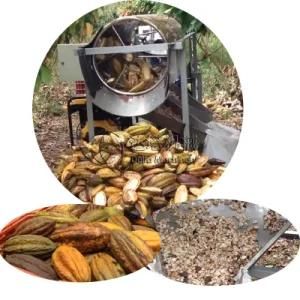 Fresh Green Cocoa Pod Thresher Sheller Cocoa Bean Get Machine Fresh Cocoa Pod Dehusk