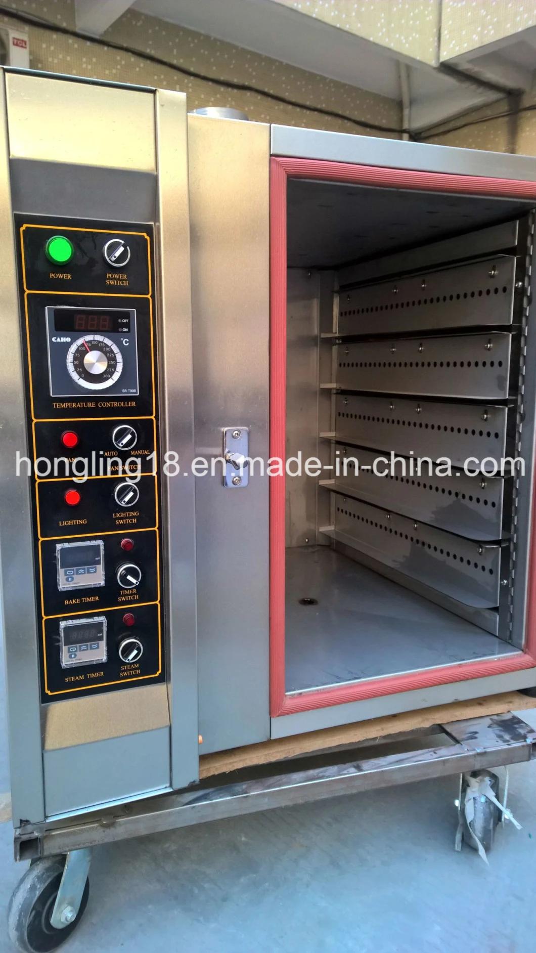 Air Circulation 5-Trays Gas Convection Bakery Oven From Real Factory